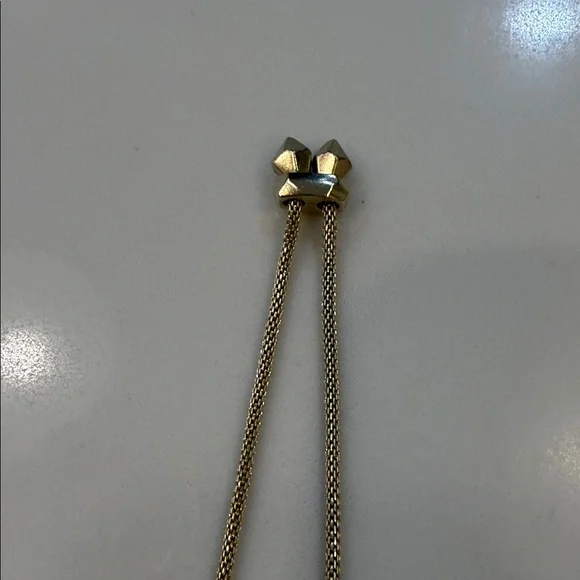 Kendra Scott Iridescent long Green Pendant Necklace with original bag - Picture 5 of 8